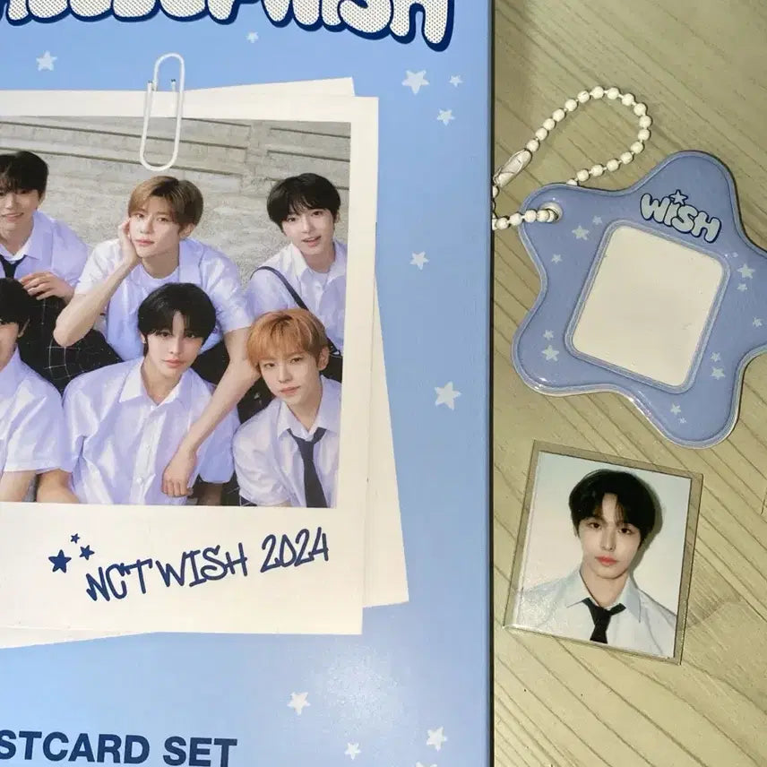 스쿨오브위시 스오위 리쿠 증사 홀더 키링 엽서 일괄