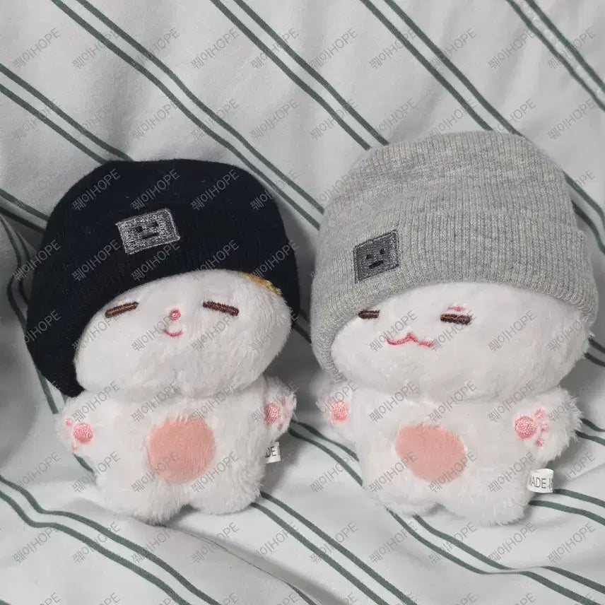 [비니포함] 방탄 BTS 슈가 SUGA 지민 JIMIN 인형 애옹&찜냥