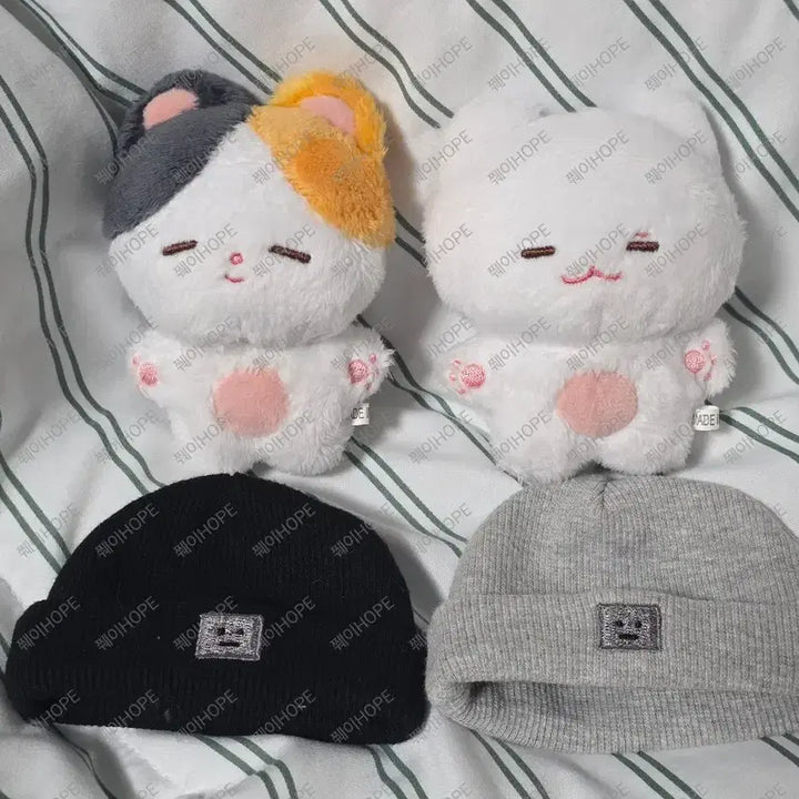 [비니포함] 방탄 BTS 슈가 SUGA 지민 JIMIN 인형 애옹&찜냥