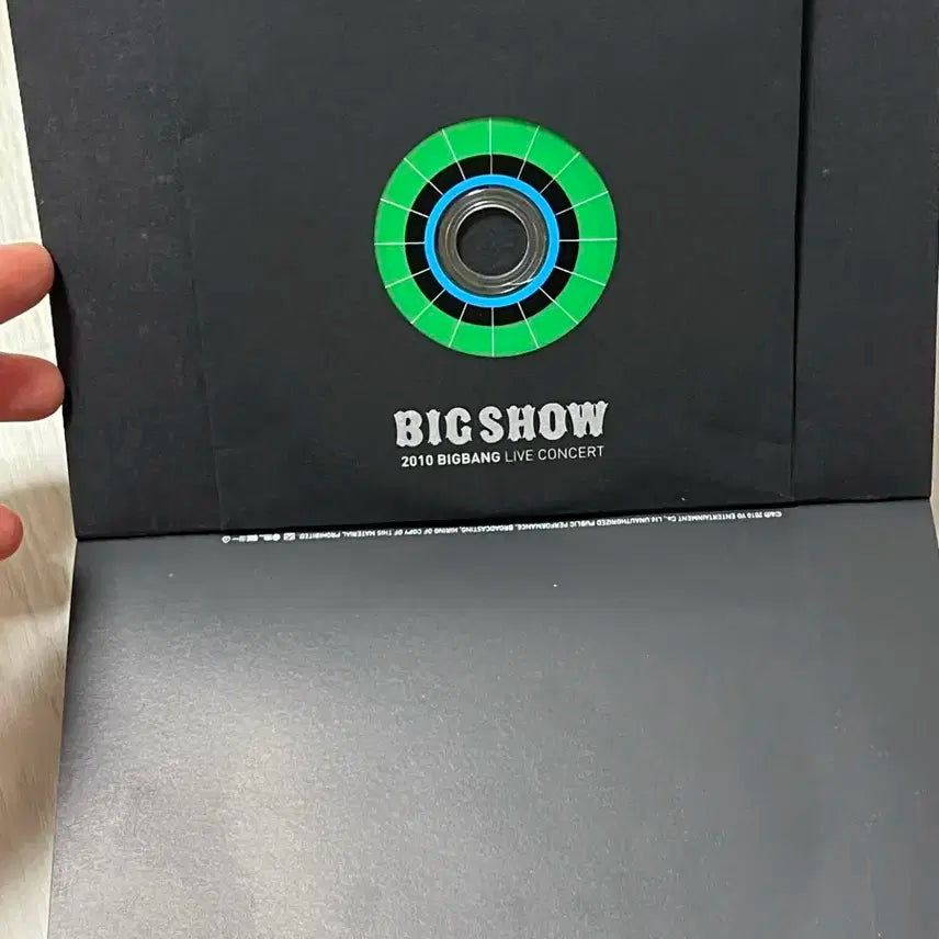 빅뱅 빅쇼 BIGSHOW 2010 라이브 콘서트 DVD