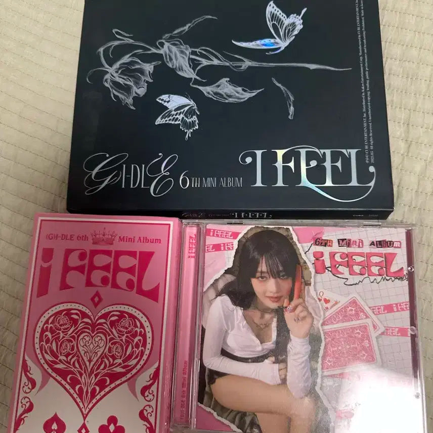 (여자)아이들 I Feel 앨범 3종