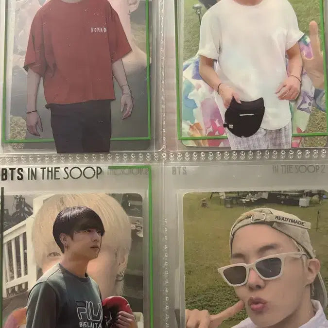 방탄 인더숲 1, 2 포카 전종 일괄