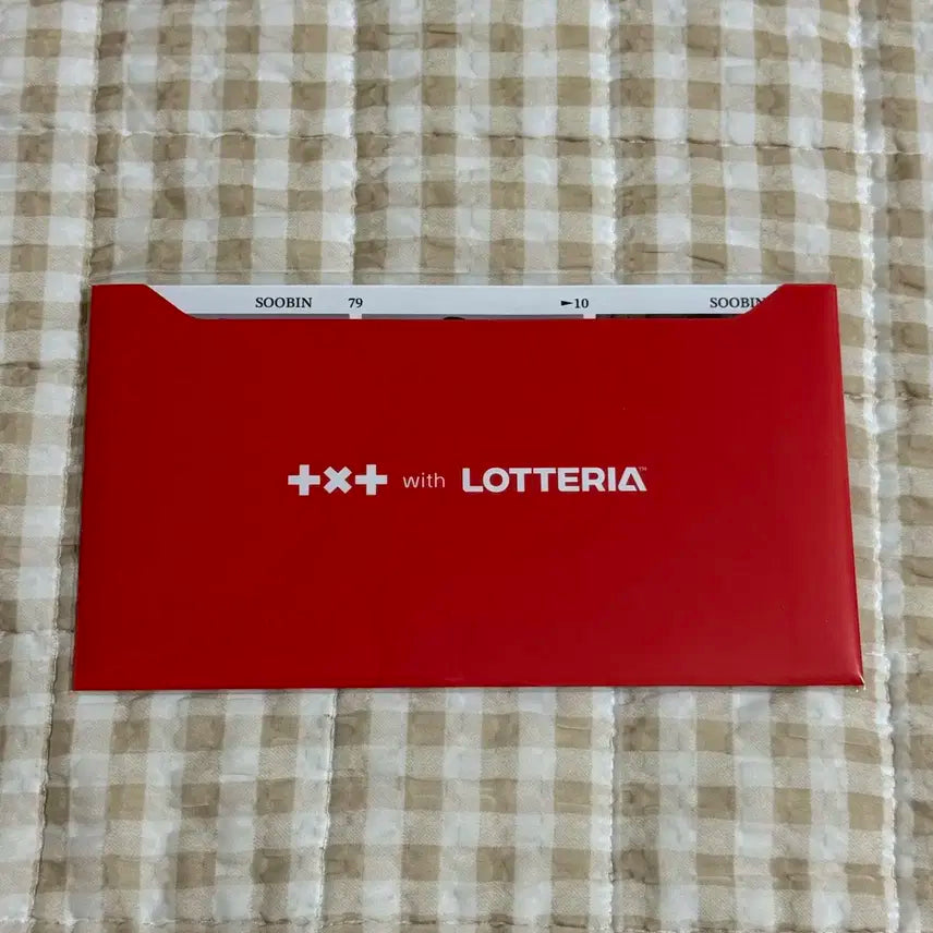 TXT 투모로우바이투게더 수빈 롯데리아 포토카드