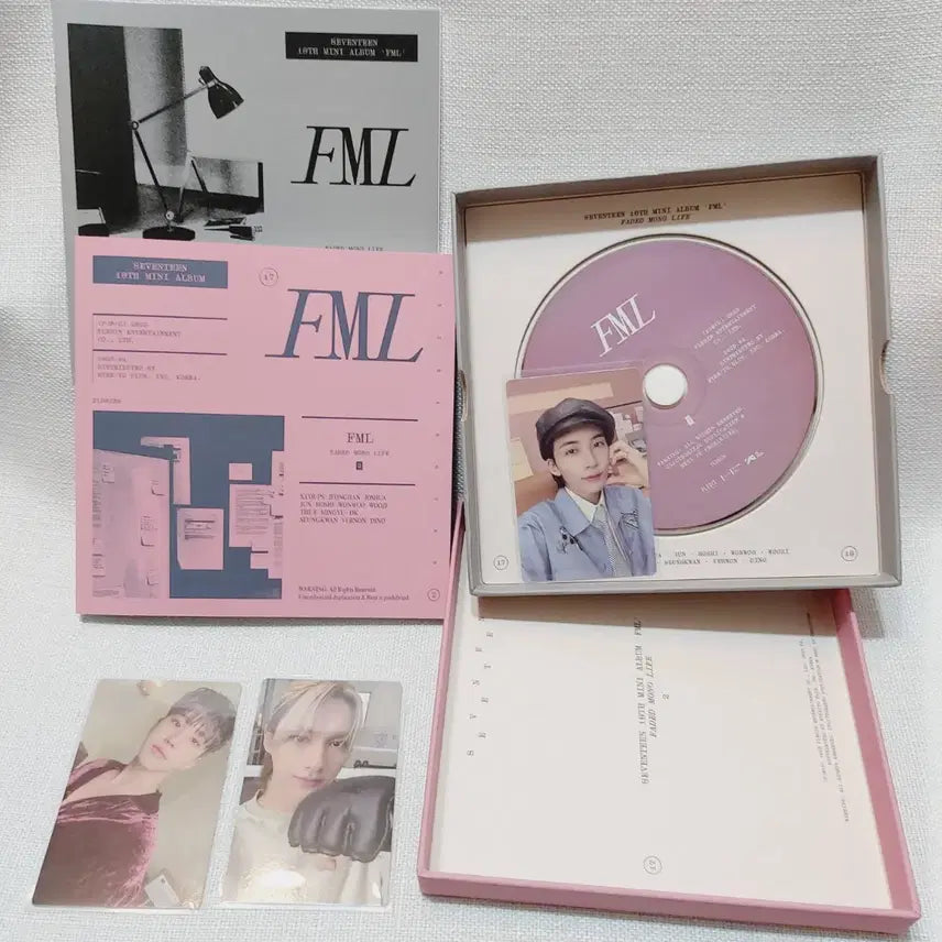 세븐틴 개봉앨범 FML 정한 포토카드