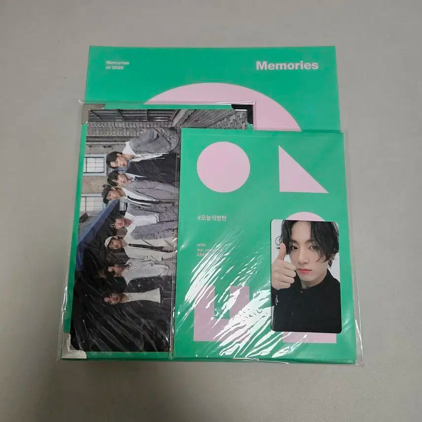 방탄소년단 2020 메모리즈 + 정국 포토카드 memories jk