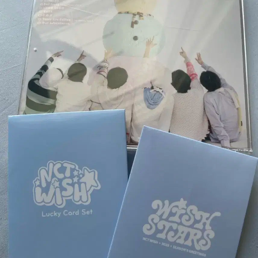 NCT WISH 시즌 그리팅카드  + 럭키카드 세트+일본 앨범