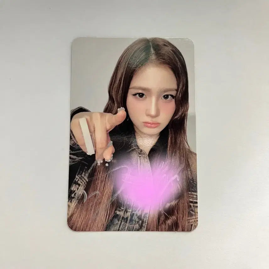 엔믹스 설윤 싸인 포카 signed poca