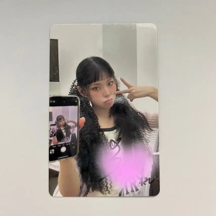엔믹스 규진 싸인 포카 signed poca