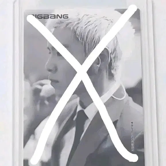 빅뱅 탑 TOP 포카 포토카드 공굿