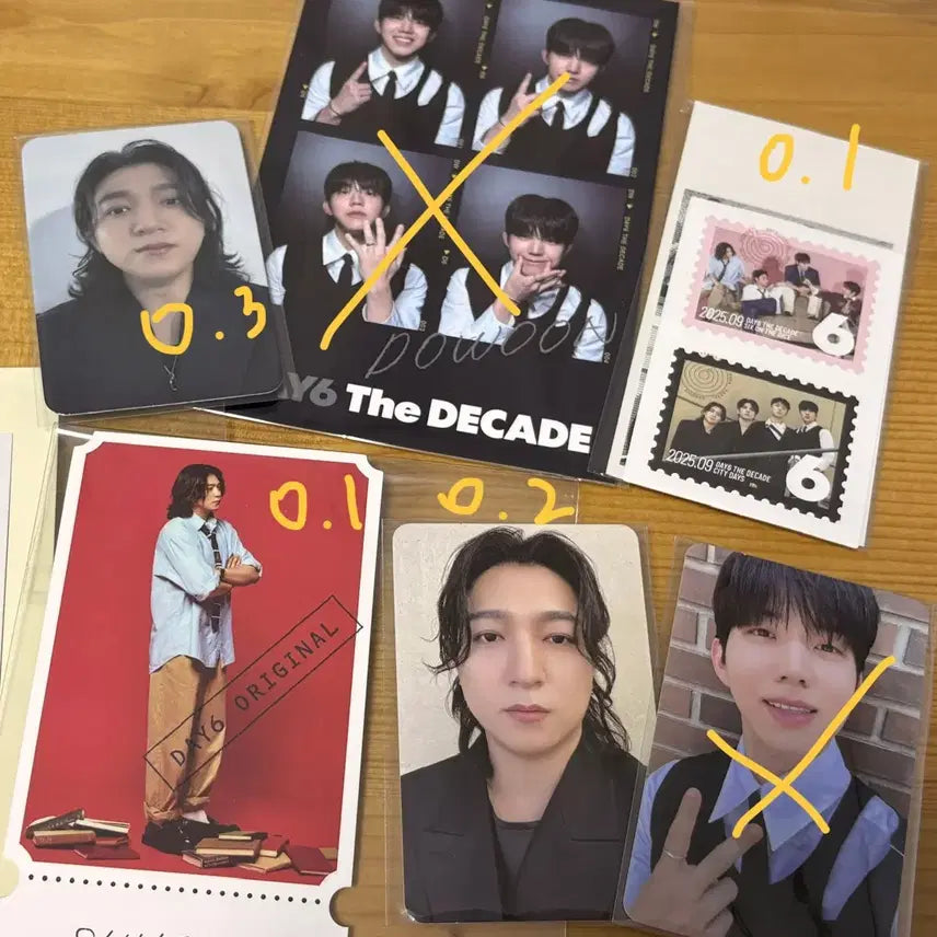 데이식스 The Decade 포카 굿즈 공굿 성진 도운