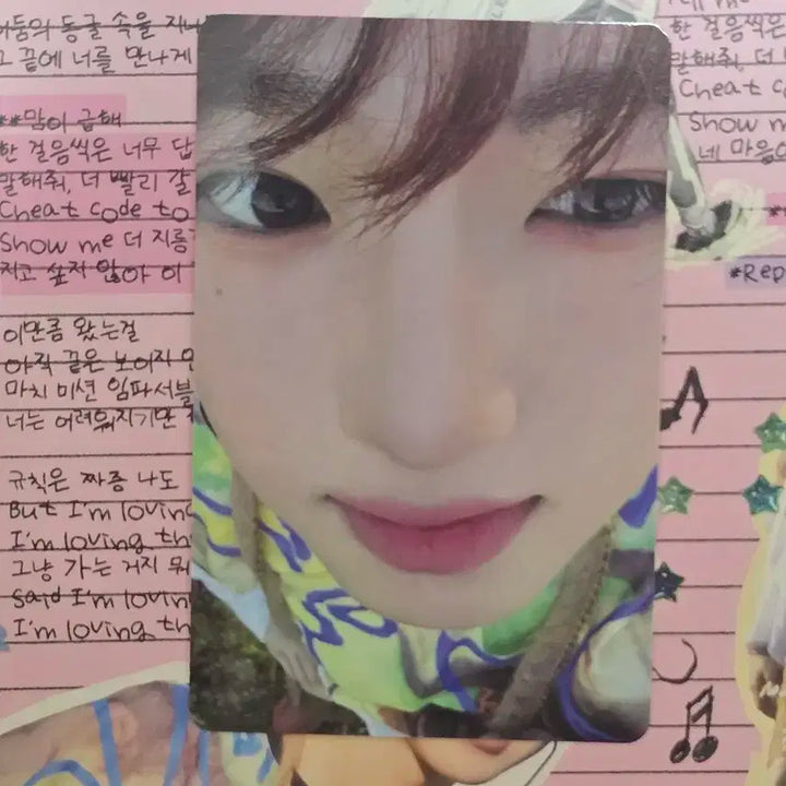 엔시티위시 컬러 포토북 초회한정반 미라클 사쿠야 포토북 사쿠야 포카