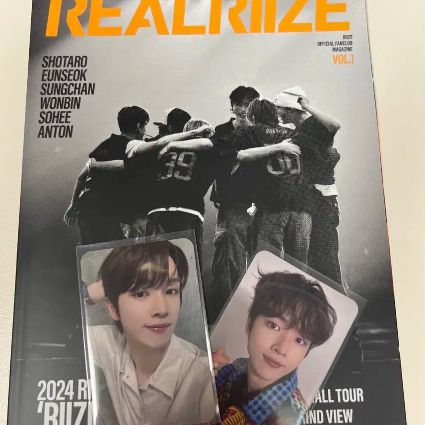 라이즈 일본 회지 Realriize + 초기회원 한정 포카 2장