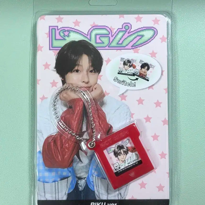 미개봉) 엔시티위시 리쿠 NCT Wish 로그인 키링 게임팩