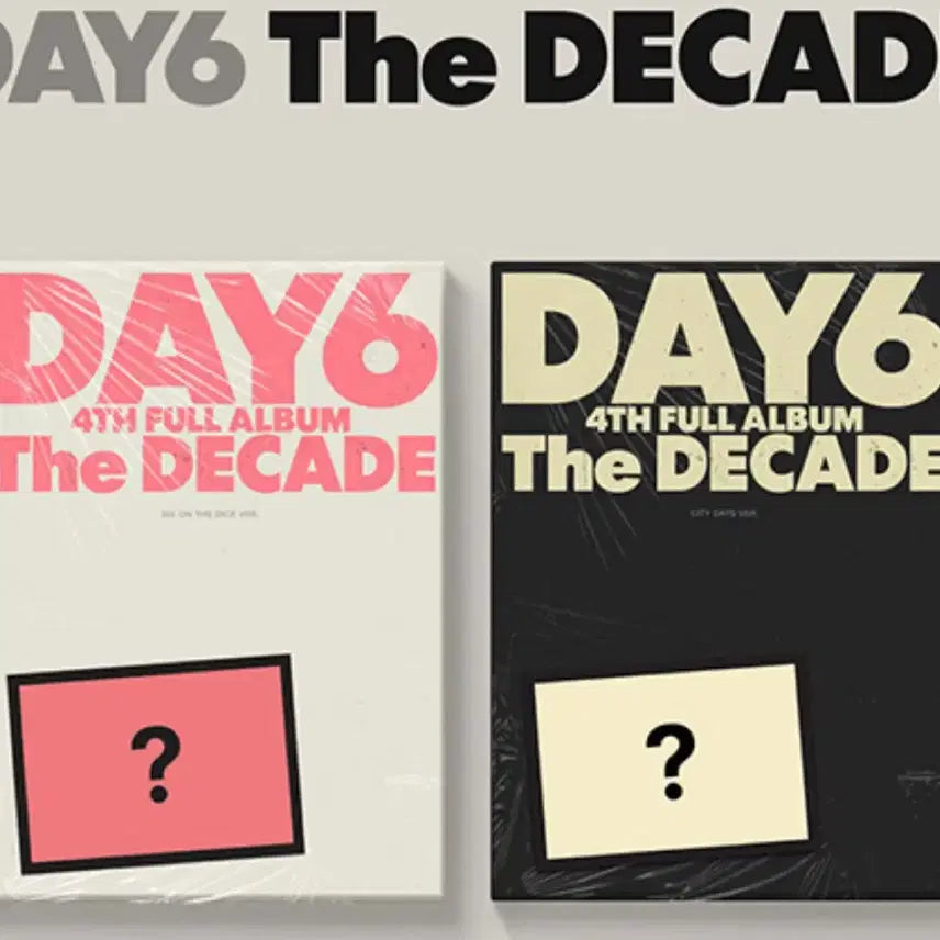 DAY6 The Decade 앨범 (미개봉) 2종 세트