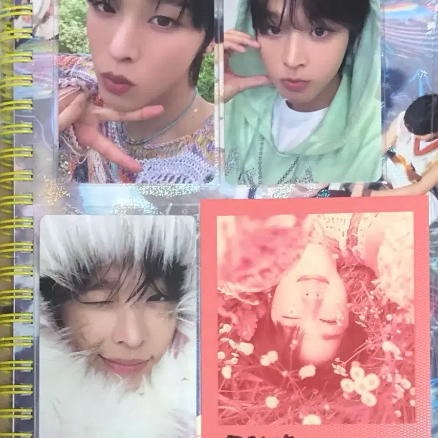 컬러 포토북 개봉 앨범 초회한정반 아잉 미라클 포카 리쿠 세트 위시