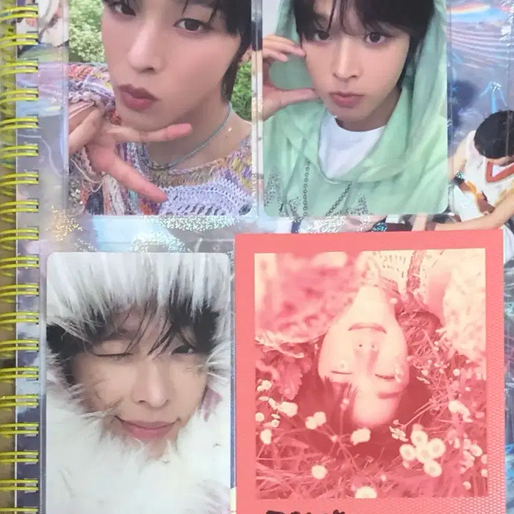 컬러 포토북 개봉 앨범 초회한정반 아잉 미라클 포카 리쿠 세트 위시