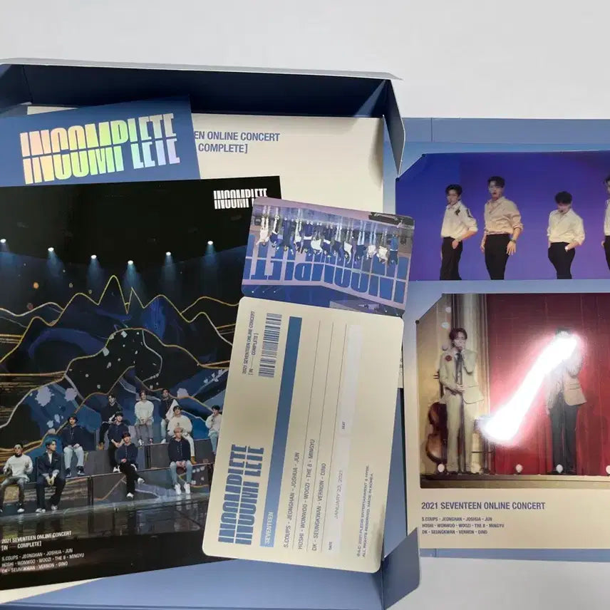 세븐틴 인컴플릿 dvd