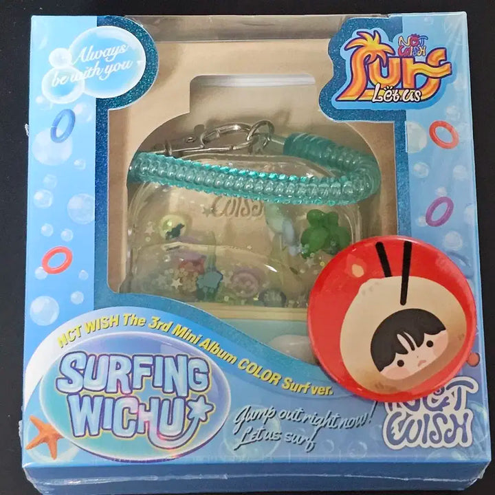 엔시티 위시 서프 버전 미개봉 앨범 + 다님 만두즈 리쿠 유우시 핀버튼