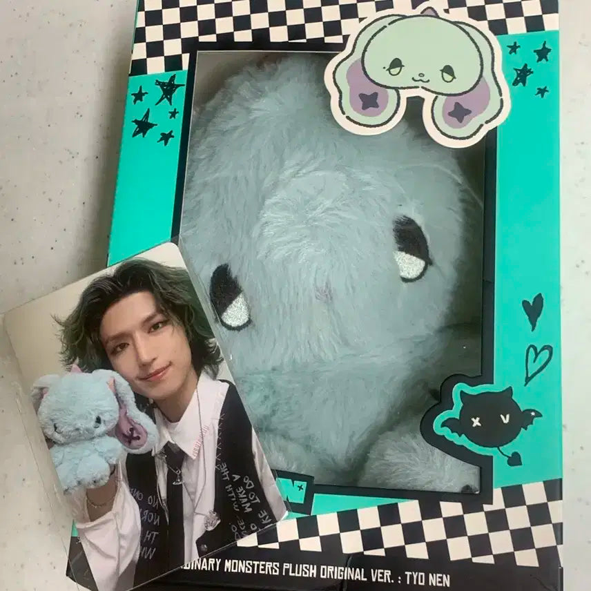 미개봉새상품) 엑디즈 준한 인형 툐넨 툐낸 + 준한 뷰마 포카