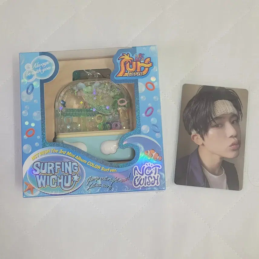 시온 포카포함 엔시티위시 컬러 서프 워터게임기 앨범 color surf