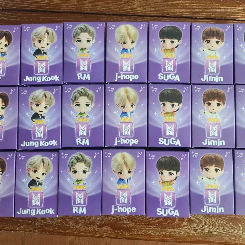 방탄 해피밀 7명 세트