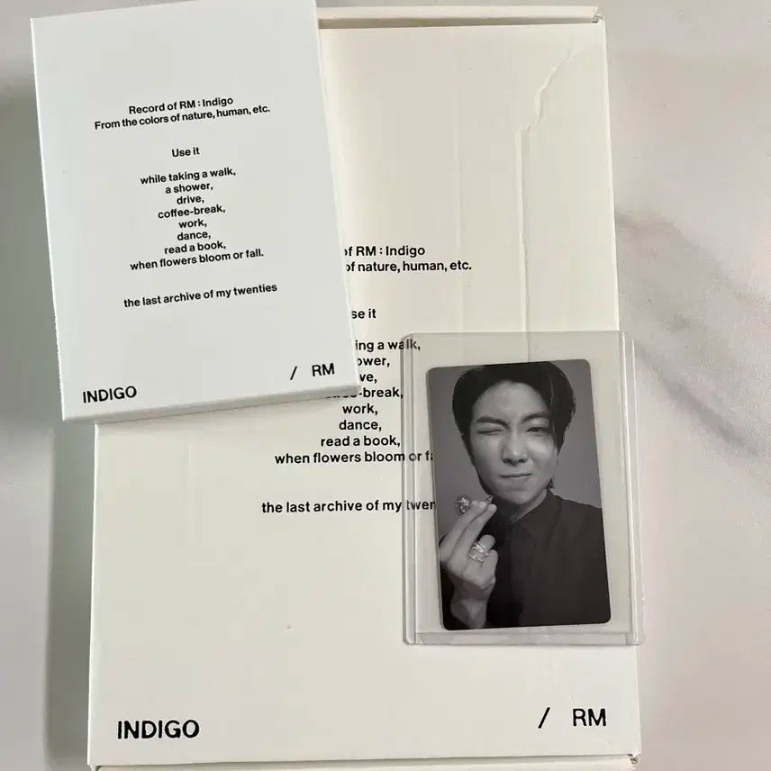 RM INDIGO 앨범 세트 (남준)