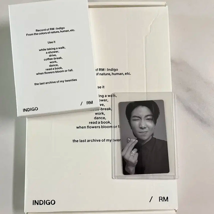 RM INDIGO 앨범 세트 (남준)