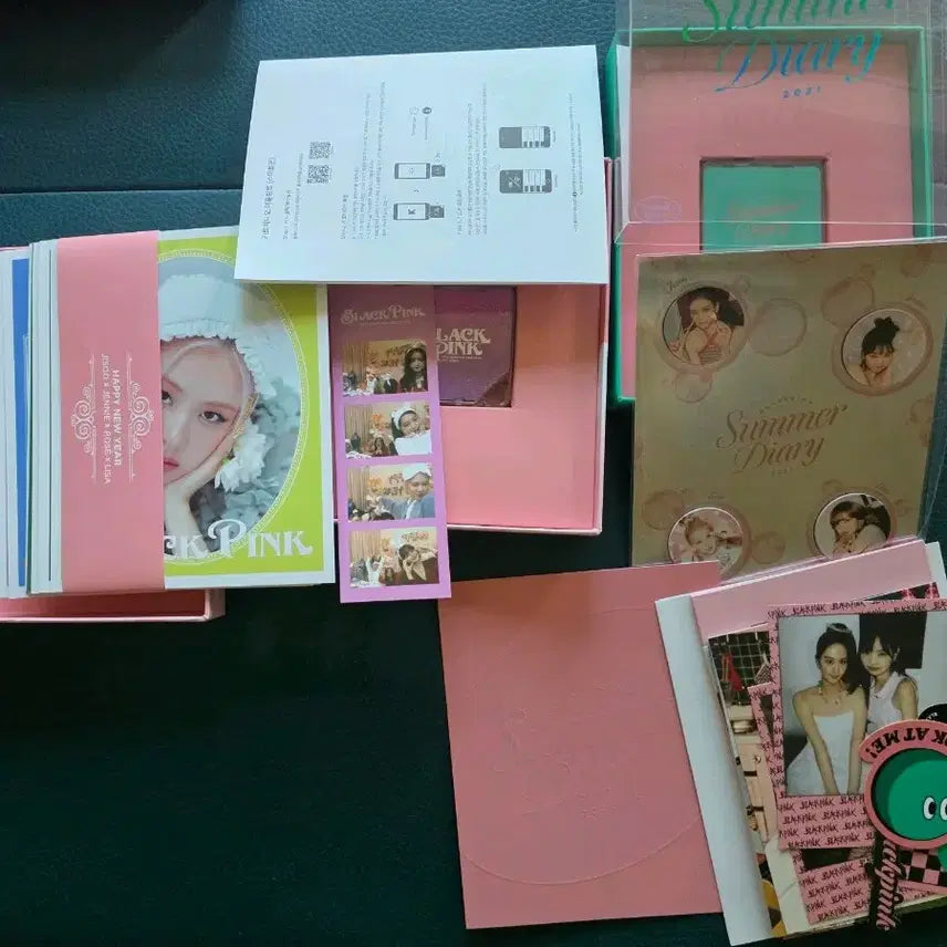 (개봉//택포)블랙핑크 2021 썸머 다이어리+시즌그리팅키트  일괄 판매