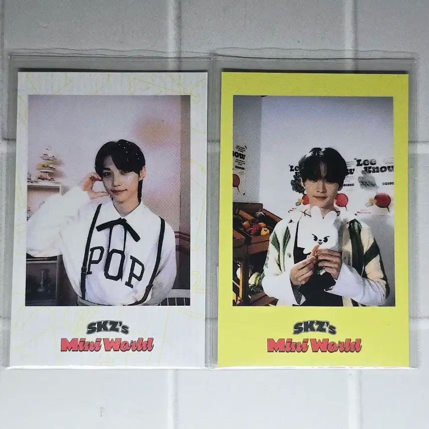 스트레이키즈 스키즈 2023 시그 특전 필릭스 리노 스키즈 포카 SKZ