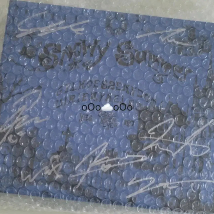클유아 CYE 전멤버 친필 사인 CD 앨범 Snowy Summer