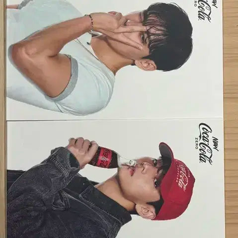 방탄소년단 뷔 코카콜라 엽서