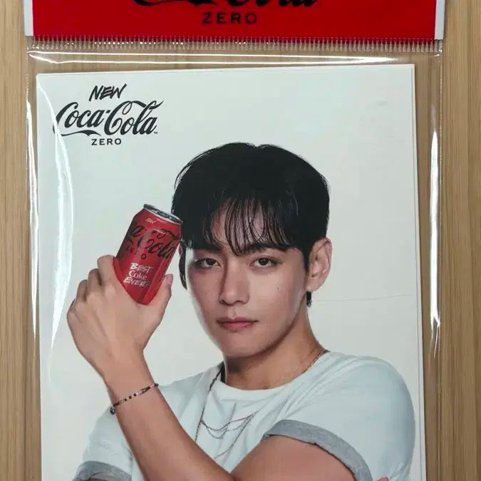 방탄소년단 뷔 코카콜라 엽서
