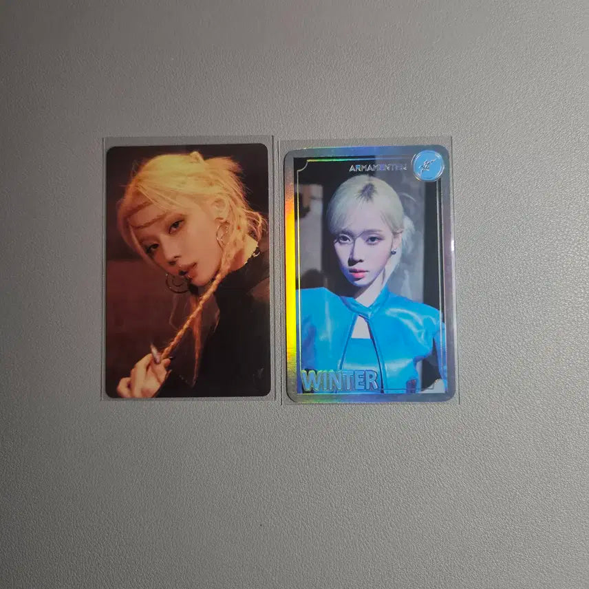 에스파 윈터 아마겟돈 md 엠디 포카 2장 일괄 판매