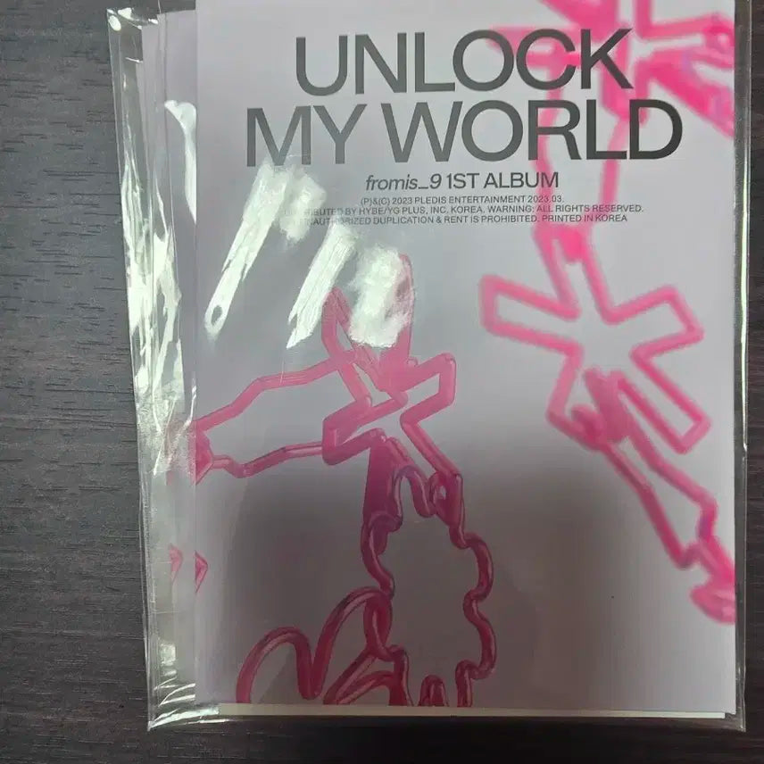 프로미스나인 언락마이월드 앨범세트