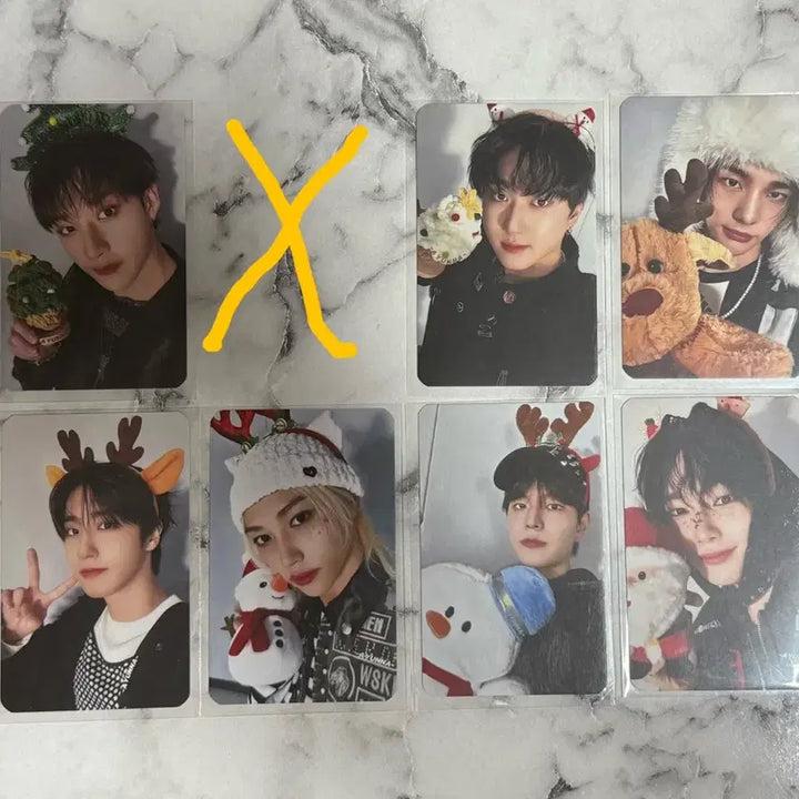 비공.스트레이키즈  크리스마스 포카