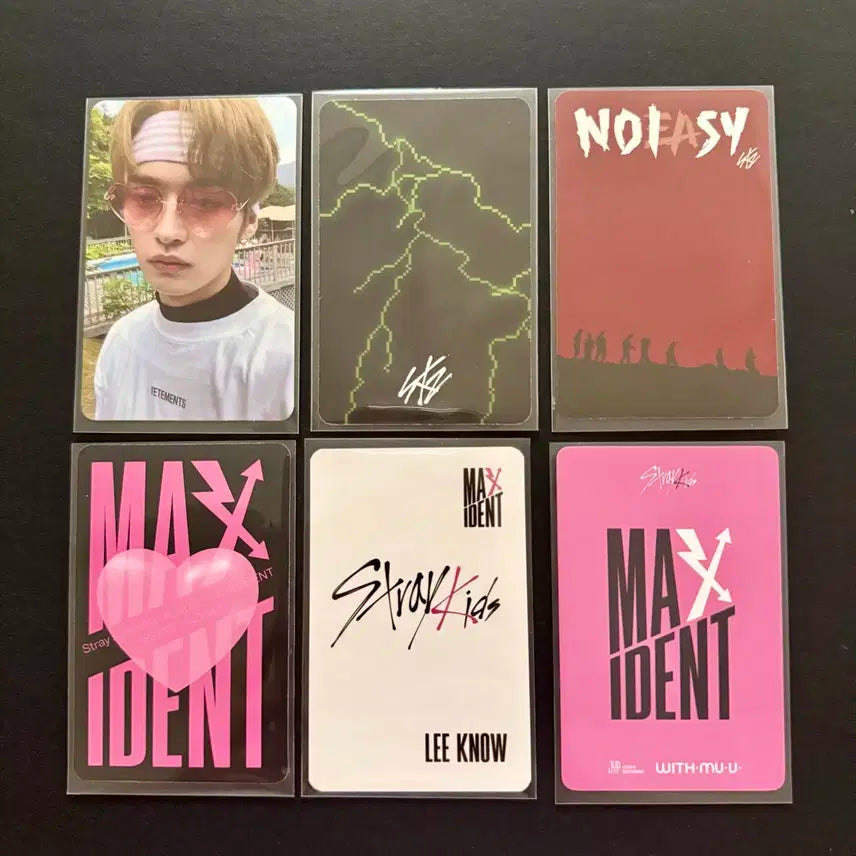 일괄)스트레이키즈 리노 노이지 맥시던트 포카