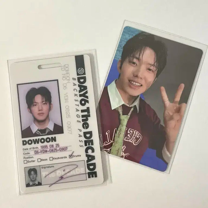 데이식스 아이디반 도운 (아이디카드+포카)