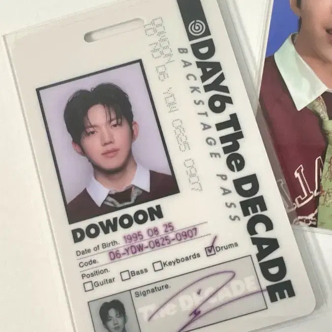 데이식스 아이디반 도운 (아이디카드+포카)