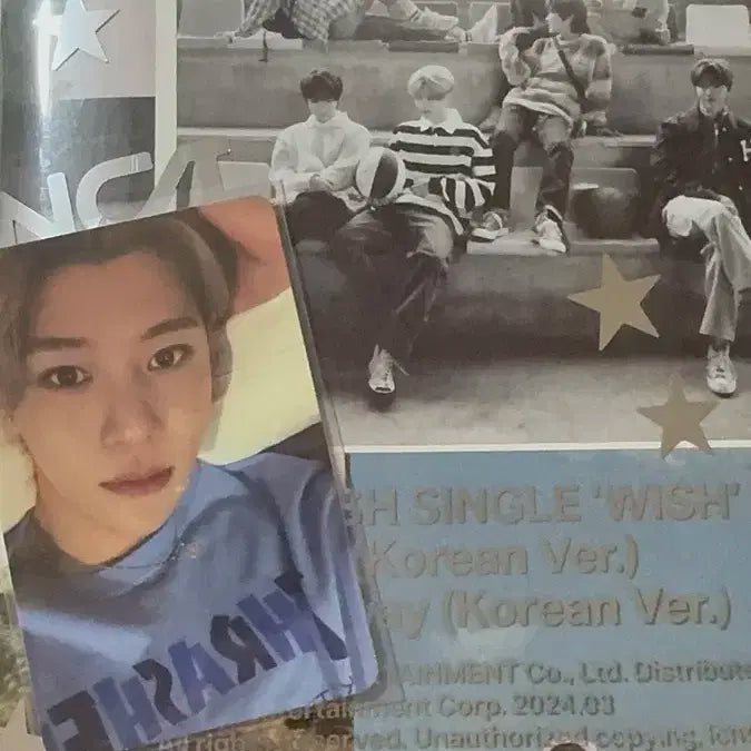 NCT WISH 위시 앨범 + 시온 포토카드 + 료 엽서