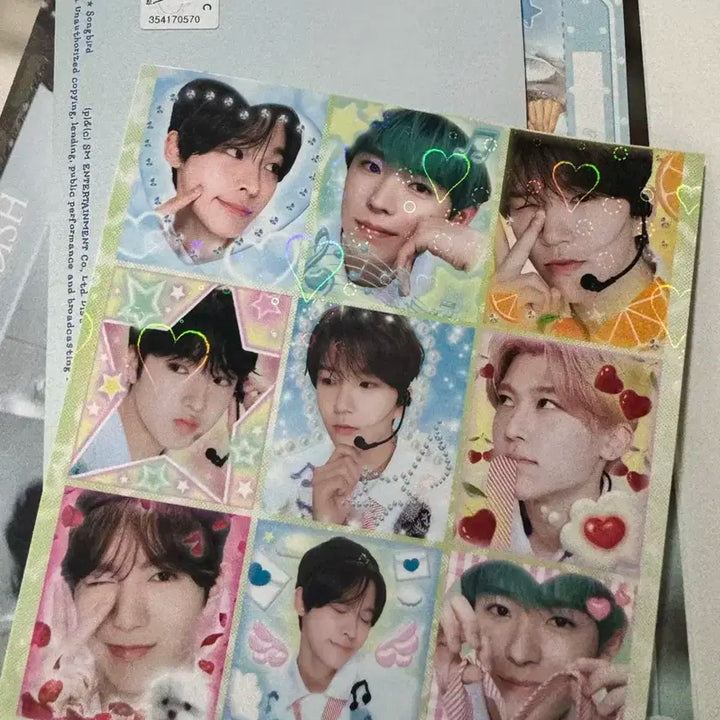 NCT 위시 송버드 앨범 포토팩 + 시온 포카