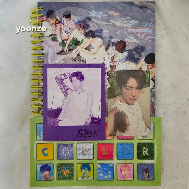 엔시티위시 컬러 포토북 시온 포카 폴라