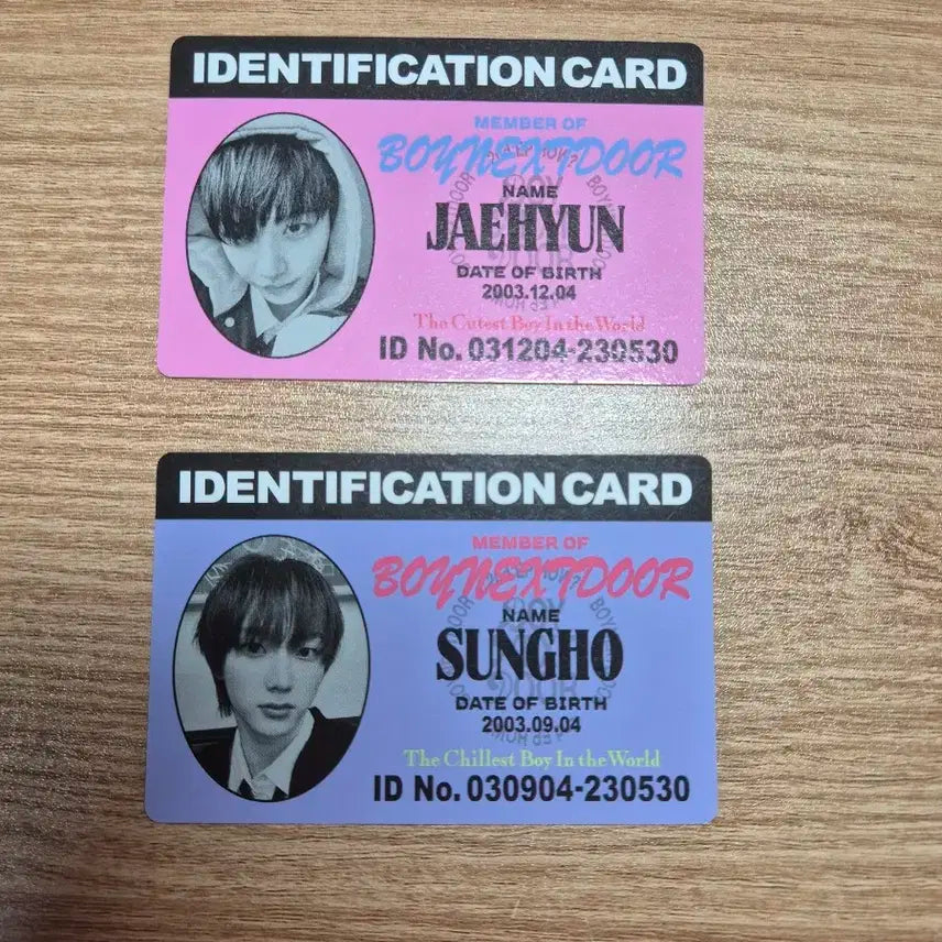 보넥도 how? 앨범 ID카드
