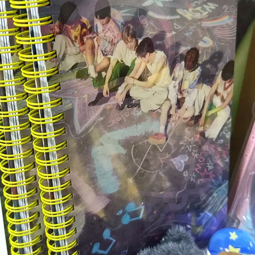 엔시티 위시 컬러 개봉앨범 (포카 폴라 제외 포스터 +스티커)