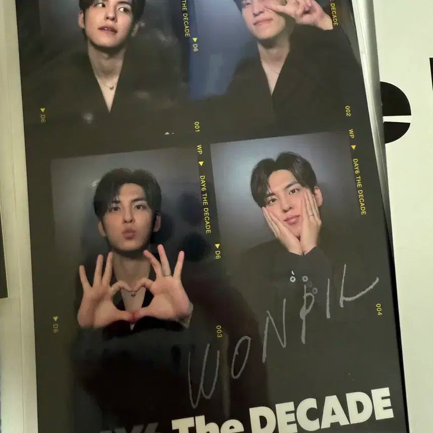 데이식스 더데케이드 앨범 네컷 원필