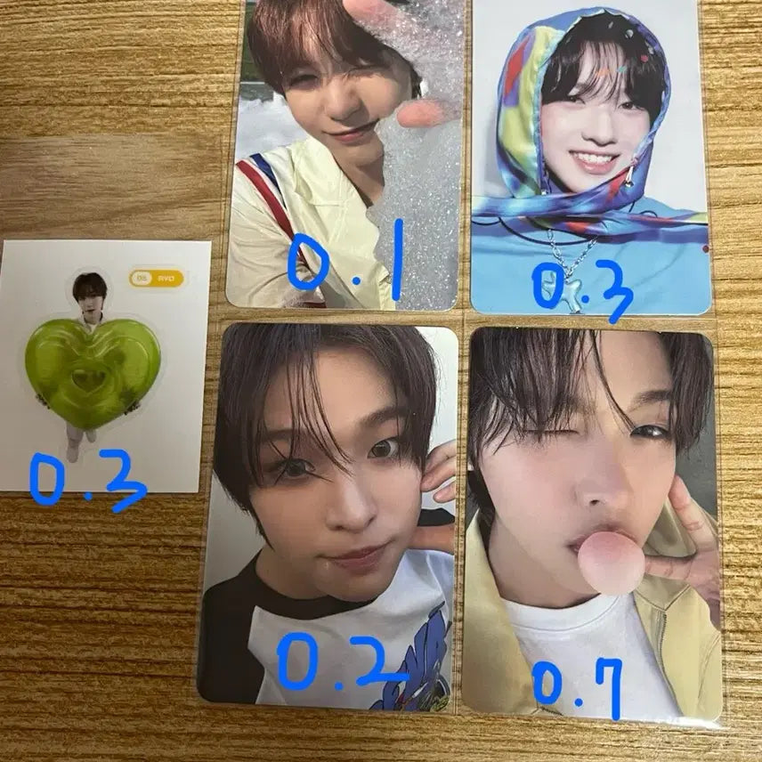 엔시티위시 팝팝 포카 띠부실 nct wish 사쿠야 리쿠 료