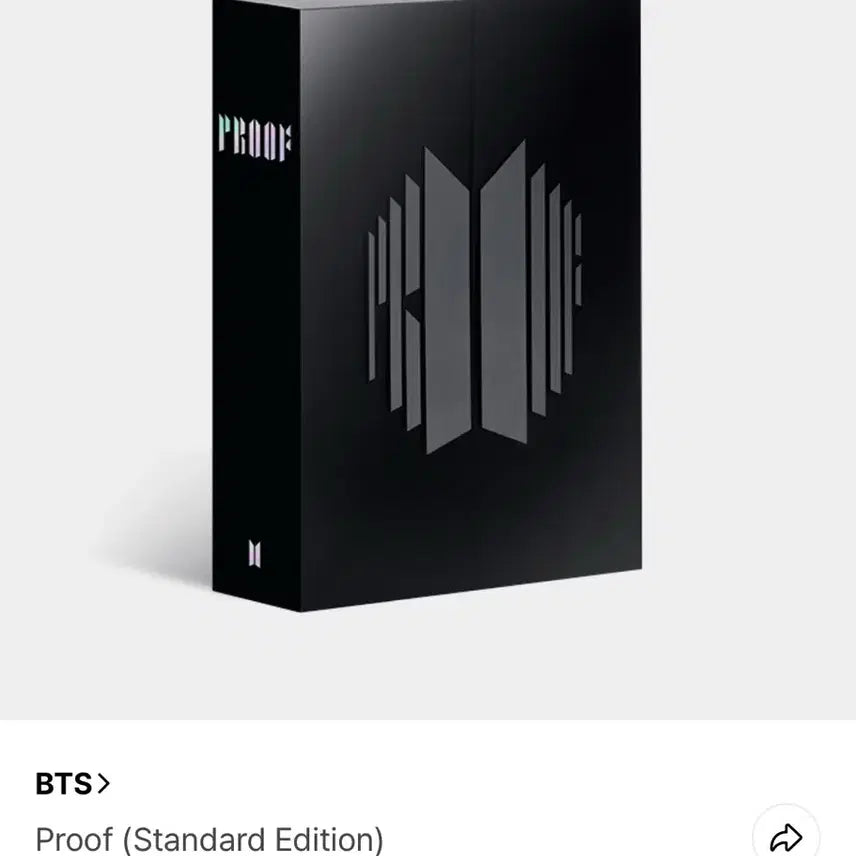 방탄소년단 BTS Proof 스탠다드 에디션 앨범