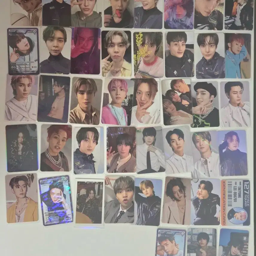 엔시티127 포토카드 43장 일괄 양도