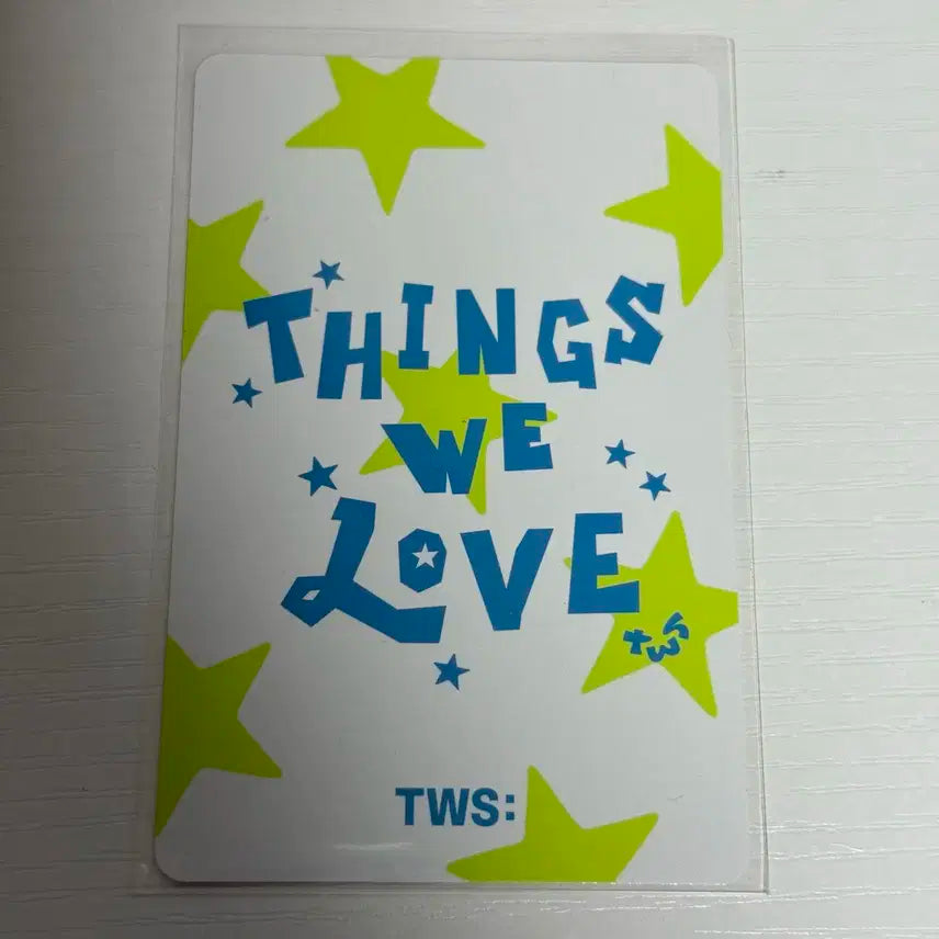 TWS 투어스 신유 포카 시즌그리팅