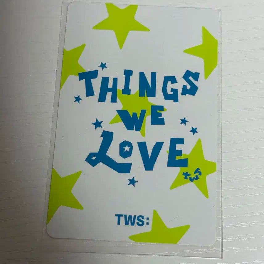 TWS 투어스 영재 포카 시즌그리팅