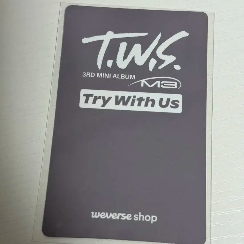 TWS 투어스 영재 포카 마따뛰